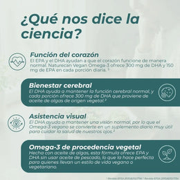 Cápsulas de Omega-3 de Algas Naturales