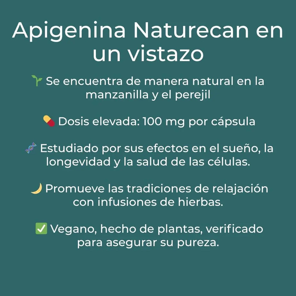 Suplemento de apigenina