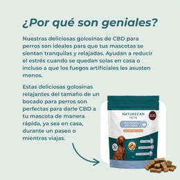 Chuches CBD relajantes para perros