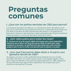 Barritas dentales con CBD para perros