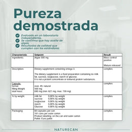 Cápsulas de Omega-3 de Algas Naturales