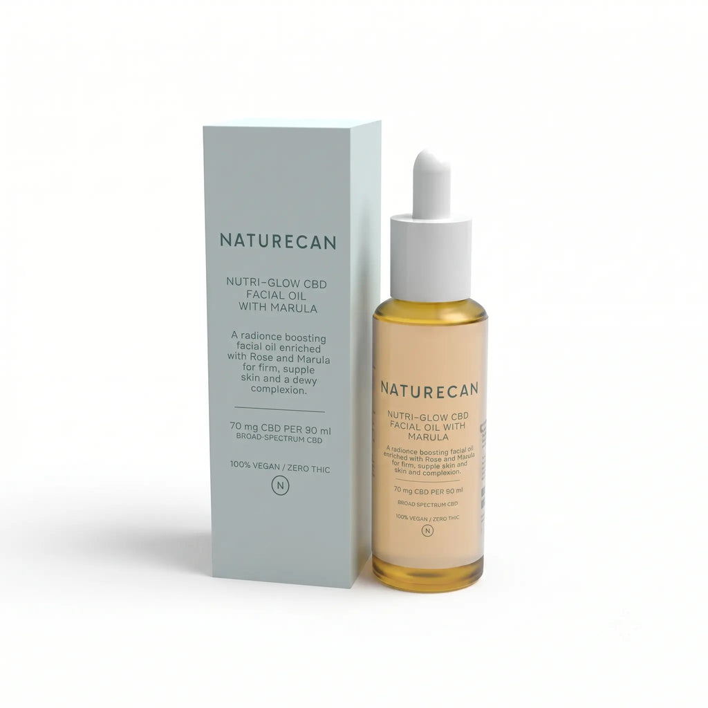 Aceite facial Nutri-Glow de CBD con Marula