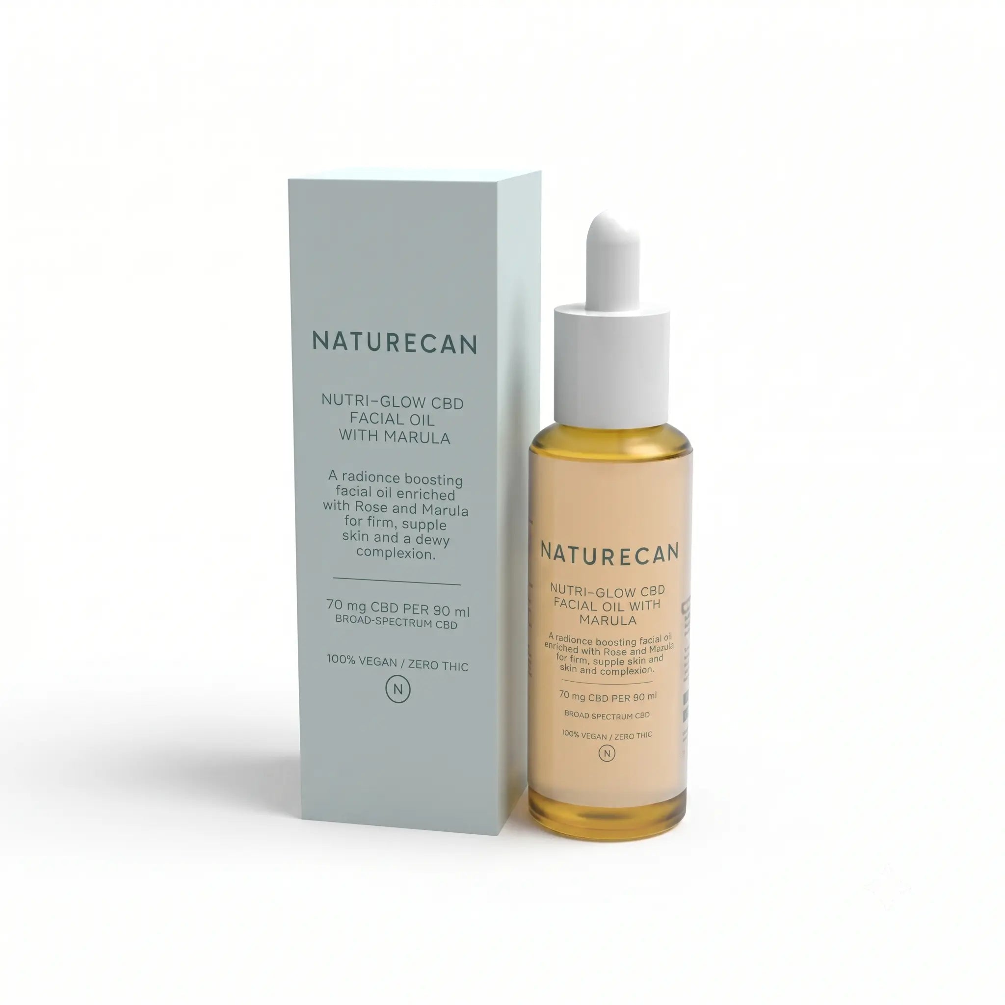 Aceite facial Nutri-Glow de CBD con Marula