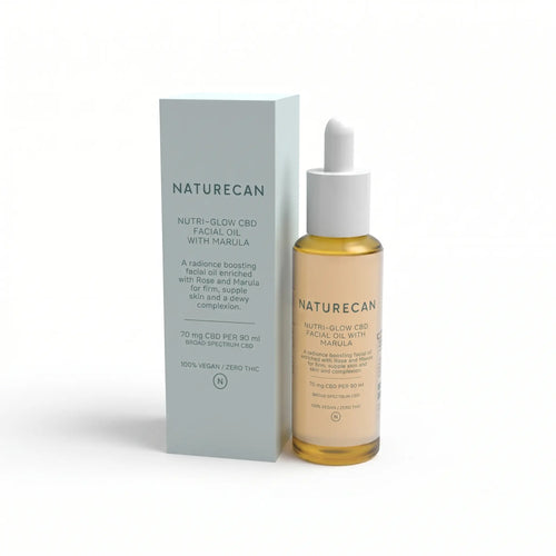Aceite facial Nutri-Glow de CBD con Marula