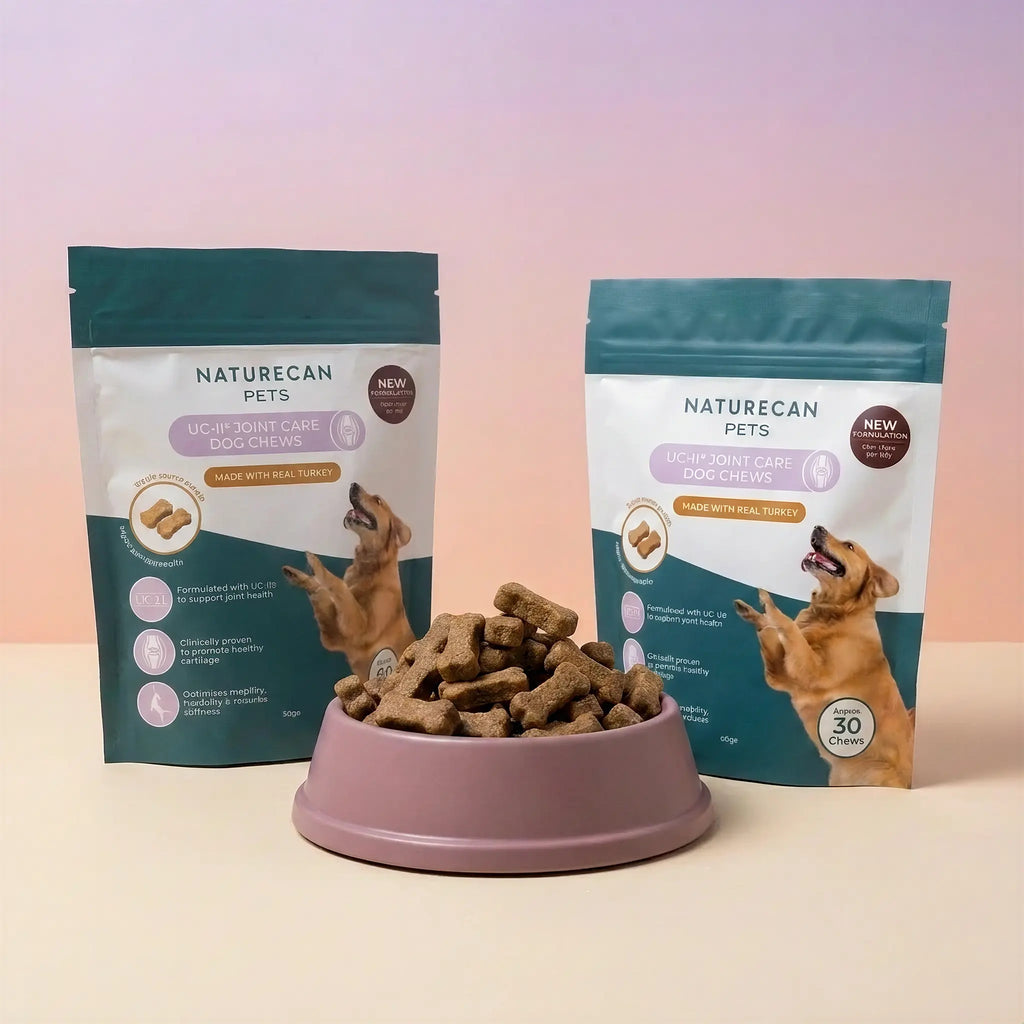 Masticables UC-II para perros (cuidado de las articulaciones) Naturecan