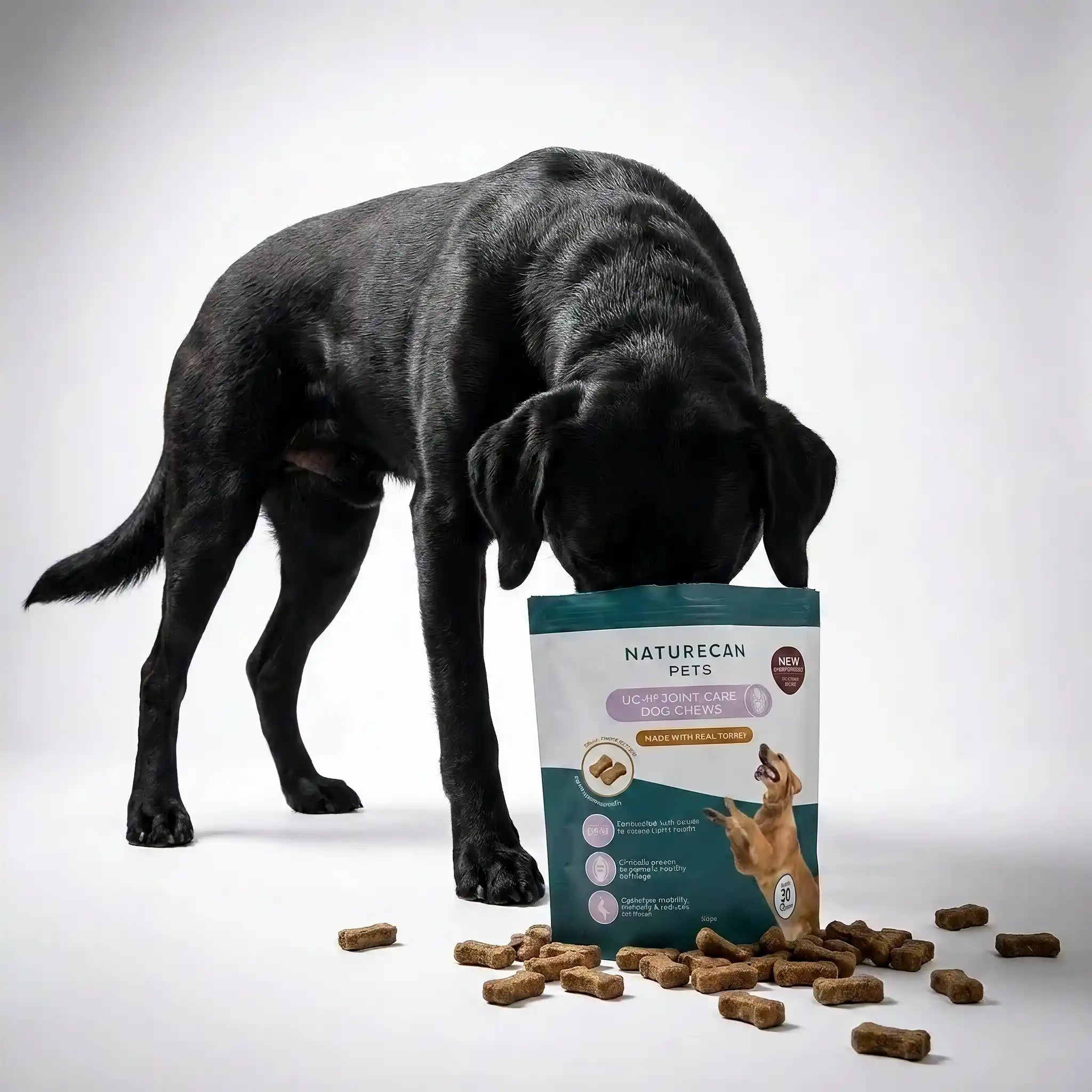 Masticables UC-II para perros (cuidado de las articulaciones) Naturecan