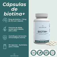 Comprimidos de biotina+